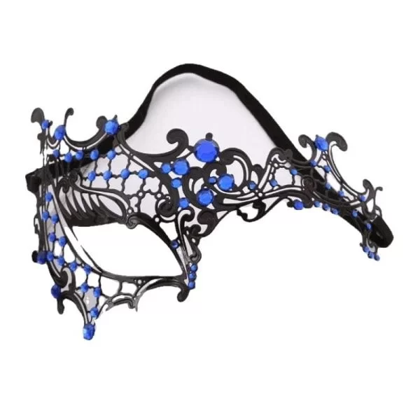 Masque Dentelle Bleu Marine