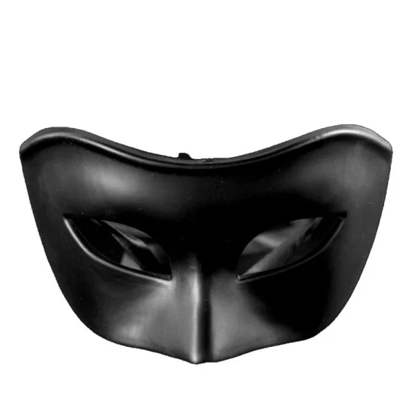 masque loup venitien noir